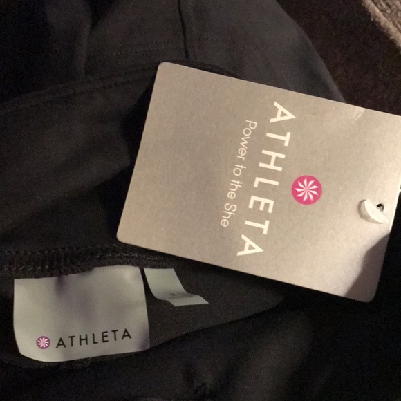 NWT Athleta Highline Hybrid Ankle Tights - Picture 3 of 3